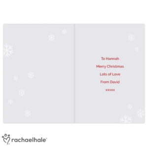 Personalised Rachael Hale Christmas Dachshund Through the Snow Card: 5 - Greeting Cards By Rachael Hale