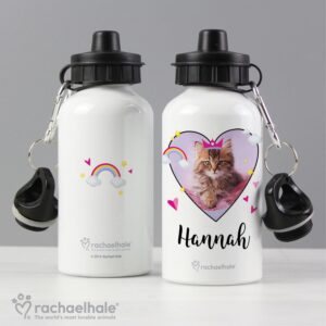 Personalised Rachael Hale Cute Cat Drinks Bottle: 2 - Kids Bottles By Rachael Hale