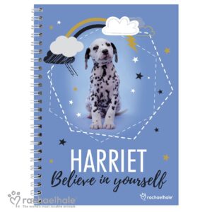 Personalised Rachael Hale Dalmatian A5 Notebook: 2 - Notebooks By Rachael Hale