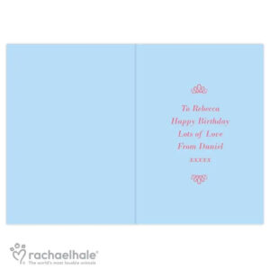 Personalised Rachael Hale Fabulous Birthday Card: 4 - Greeting Cards By Rachael Hale