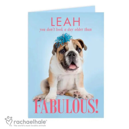 Personalised Rachael Hale Fabulous Birthday Card: 3 - Greeting Cards By Rachael Hale