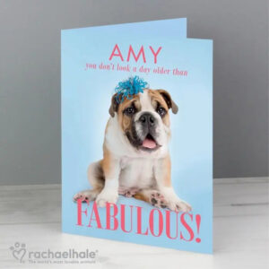 Personalised Rachael Hale Fabulous Birthday Card: 2 - Greeting Cards By Rachael Hale