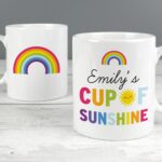 Personalised Rainbow Cup of Sunshine Mug: 1 - Mugs By Gift Moments
