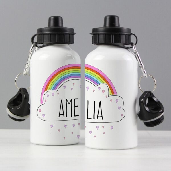 Personalised Rainbow Drinks Bottle: 2 - Kids Bottles By Gift Moments