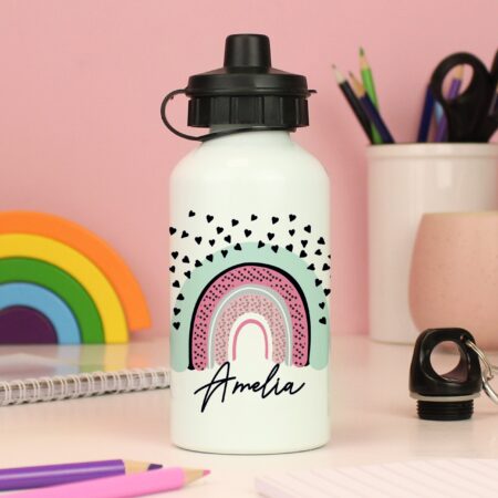 Personalised Rainbow Drinks Bottle: 2 - Kids Bottles By Gift Moments