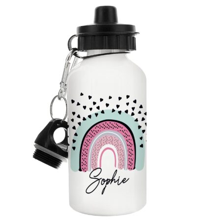 Personalised Rainbow Drinks Bottle: 5 - Kids Bottles By Gift Moments