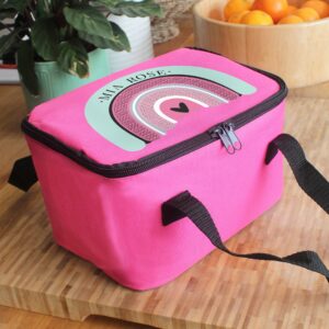 Personalised Rainbow Pink Lunch Bag: 2 - Lunch Boxes & Bags By Gift Moments