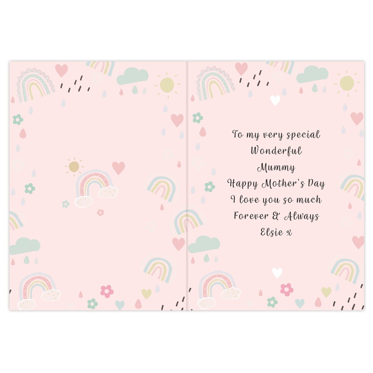 Personalised Rainbows & Sunshine Card: 6 - Greeting Cards By Gift Moments