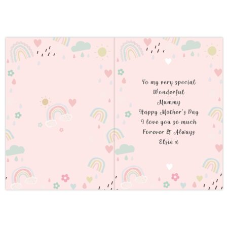 Personalised Rainbows & Sunshine Card: 6 - Greeting Cards By Gift Moments