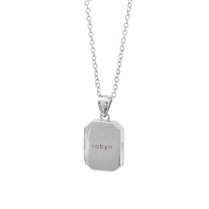 Personalised Rectangular Photo Locket Necklaces: 13 - Necklaces By Gift Moments