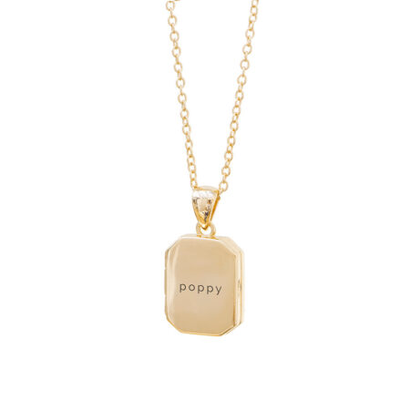 Personalised Rectangular Photo Locket Necklaces: 14 - Necklaces By Gift Moments