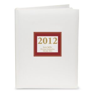 Personalised Red Square Traditional Photo Album: 2 - Photo Albums By Gift Moments