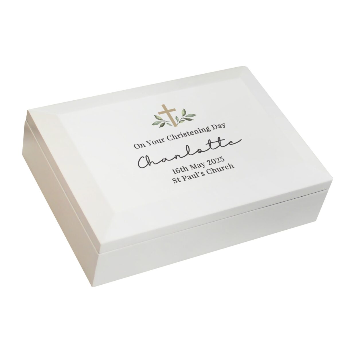 Personalised Religious Ceremony Jewellery Box: 6 - Jewellery Boxes By Gift Moments