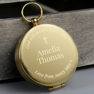 Personalised Religious Compass: 3 - Compasses By Gift Moments