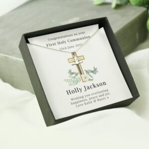 Personalised Religious Sentiment Cross Necklace and Box: 4 - Necklaces By Gift Moments