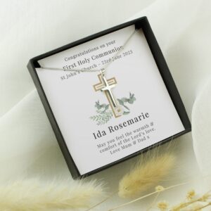 Personalised Religious Sentiment Cross Necklace and Box: 1 - Necklaces By Gift Moments