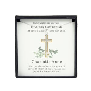 Personalised Religious Sentiment Cross Necklace and Box: 5 - Necklaces By Gift Moments
