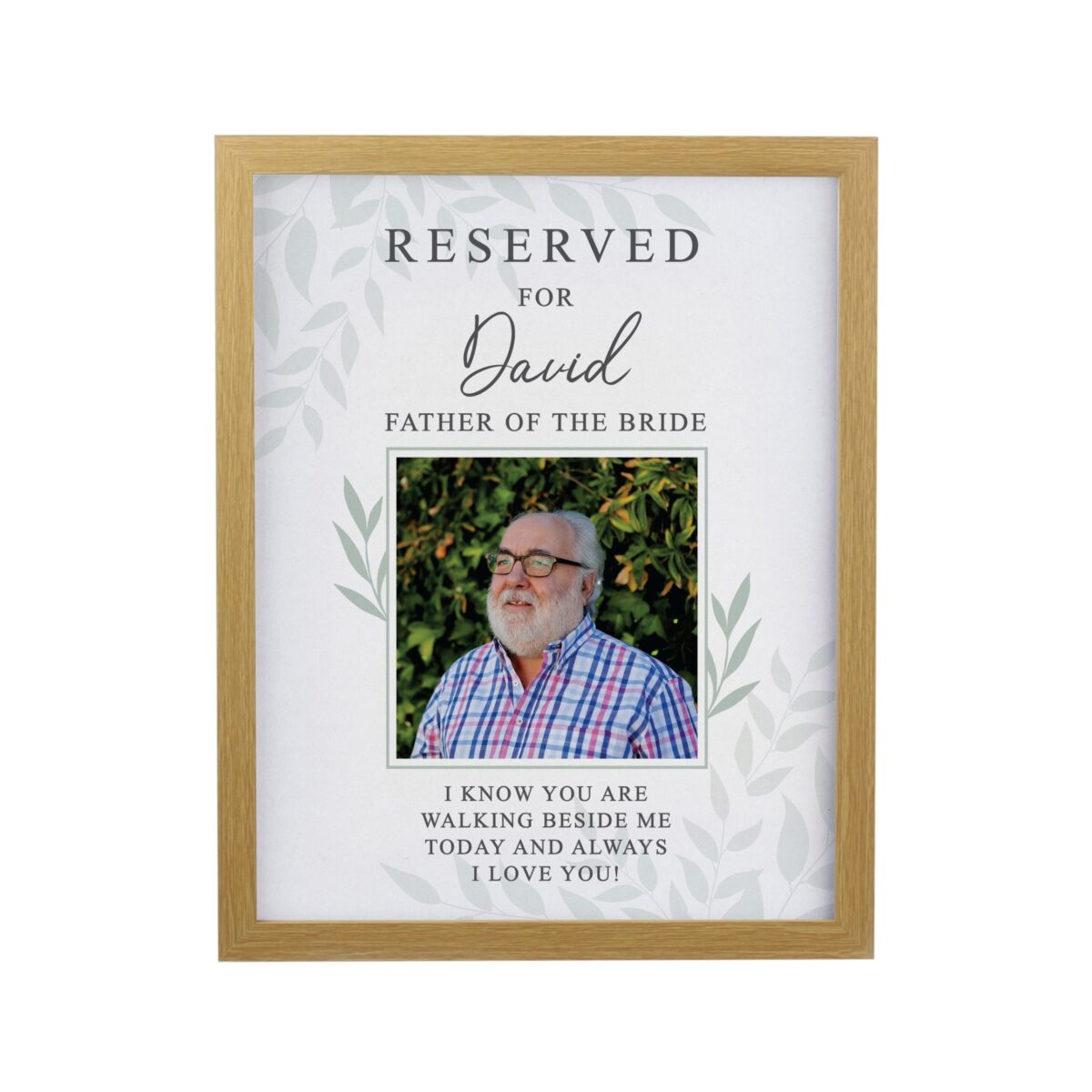 Personalised Reserved For Photo Framed Prints: 7 - Framed Prints By Gift Moments