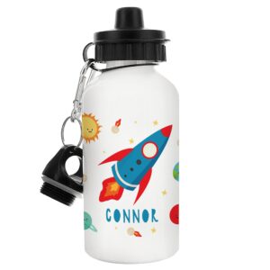 Personalised Rocket Drinks Bottle: 4 - Kids Bottles By Gift Moments