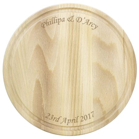 Personalised Round Chopping Board: 2 - Chopping Boards By Gift Moments