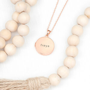 Personalised Round Photo Locket Pendant Necklaces: 12 - Necklaces By Gift Moments