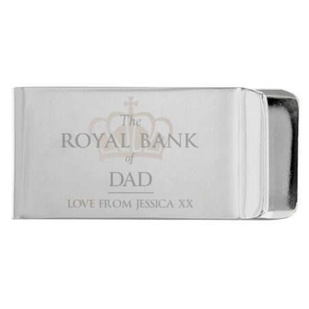 Personalised ’Royal Bank of...’ Money Clip: 3 - Wallets & Money Clips By Gift Moments