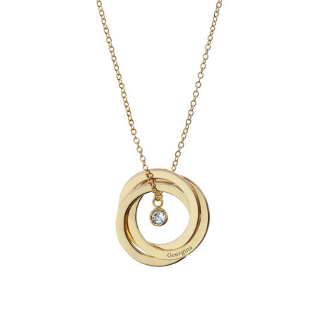 Personalised Russian Ring Necklaces: 7 - Necklaces By Gift Moments