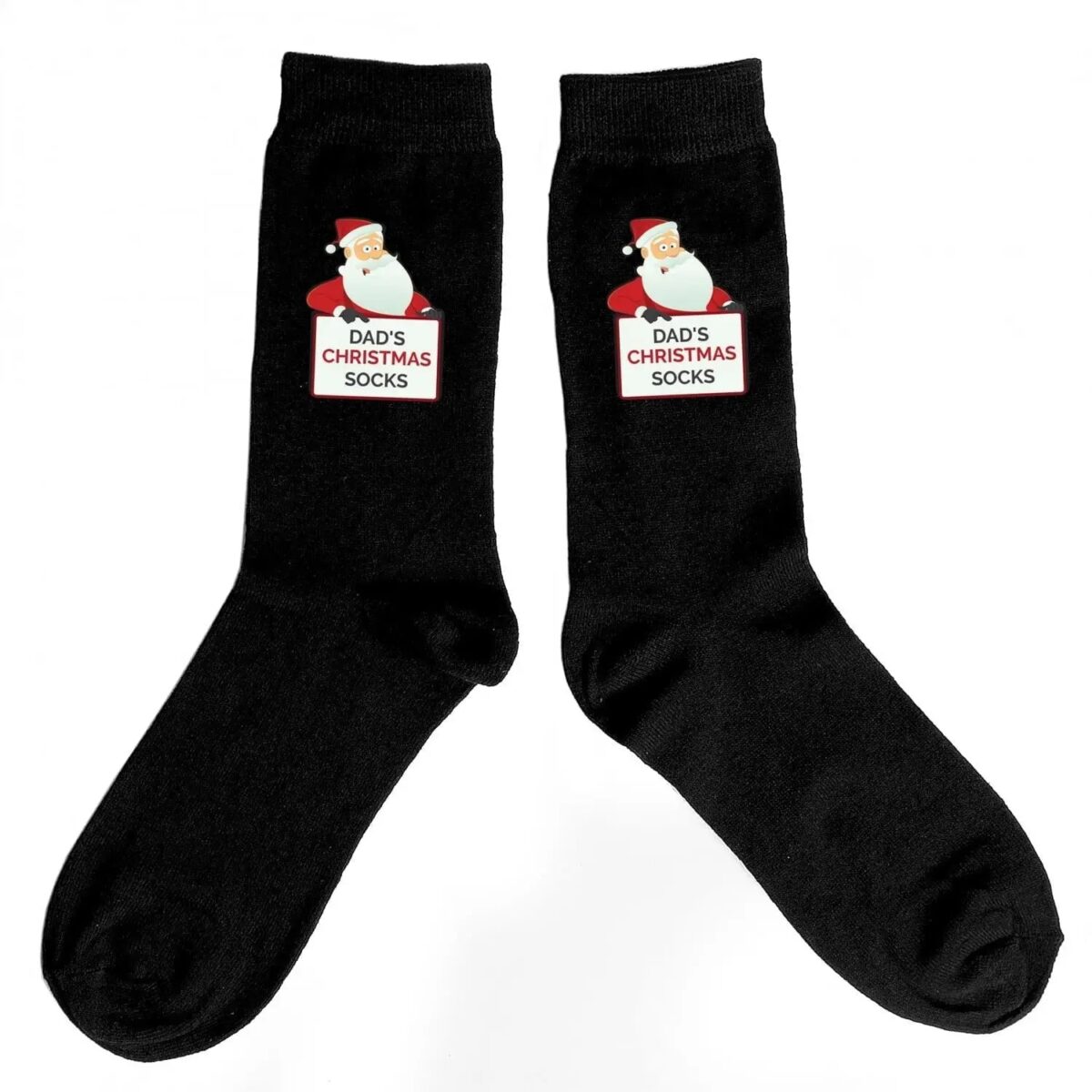 Personalised santa claus christmas socks
