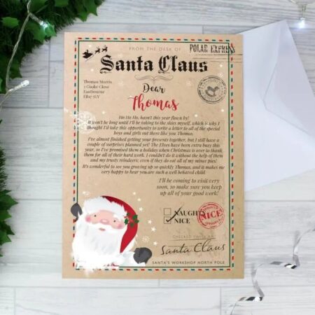 Personalised Santa Claus Letter: 2 - Santa Letters By Gift Moments