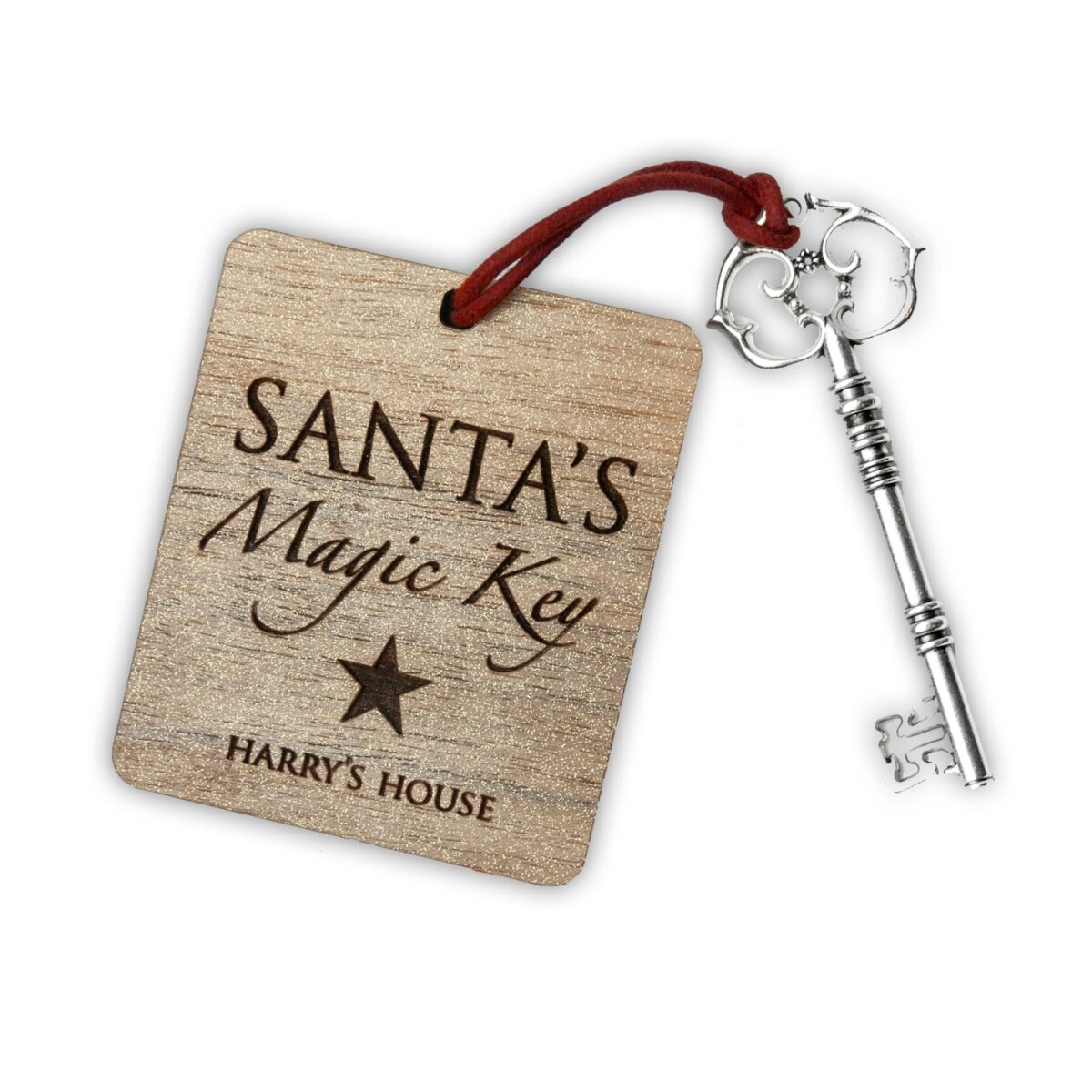 Personalised Santa’s Magic Key: 7 - Keyrings By Gift Moments