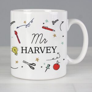 Personalised School Teachers Mug: 2 - Mugs By Gift Moments