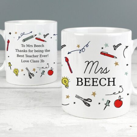 Personalised School Teachers Mug: 1 - Mugs By Gift Moments
