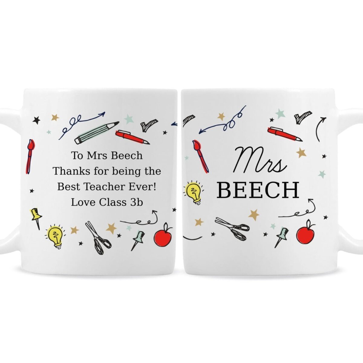 Personalised School Teachers Mug: 3 - Mugs By Gift Moments
