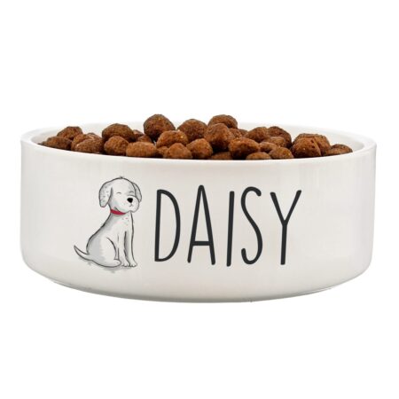 Personalised Scribble Dog 14cm Medium Pet Bowl: 4 - Pet Products By Gift Moments