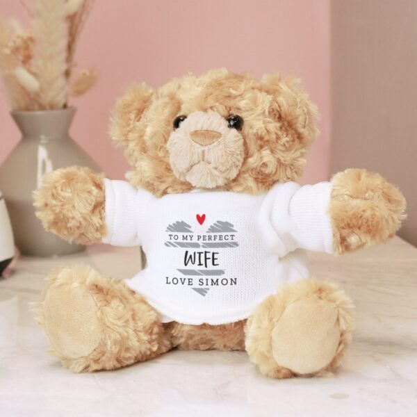 Personalised Scribble Heart Teddy Bear: 2 - Teddy Bears & Soft Toys By Gift Moments