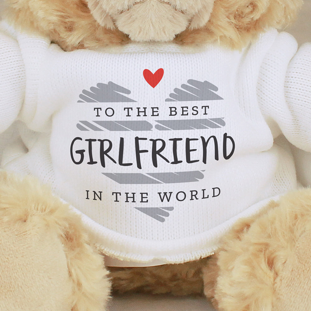 Personalised Scribble Heart Teddy Bear: 6 - Teddy Bears & Soft Toys By Gift Moments