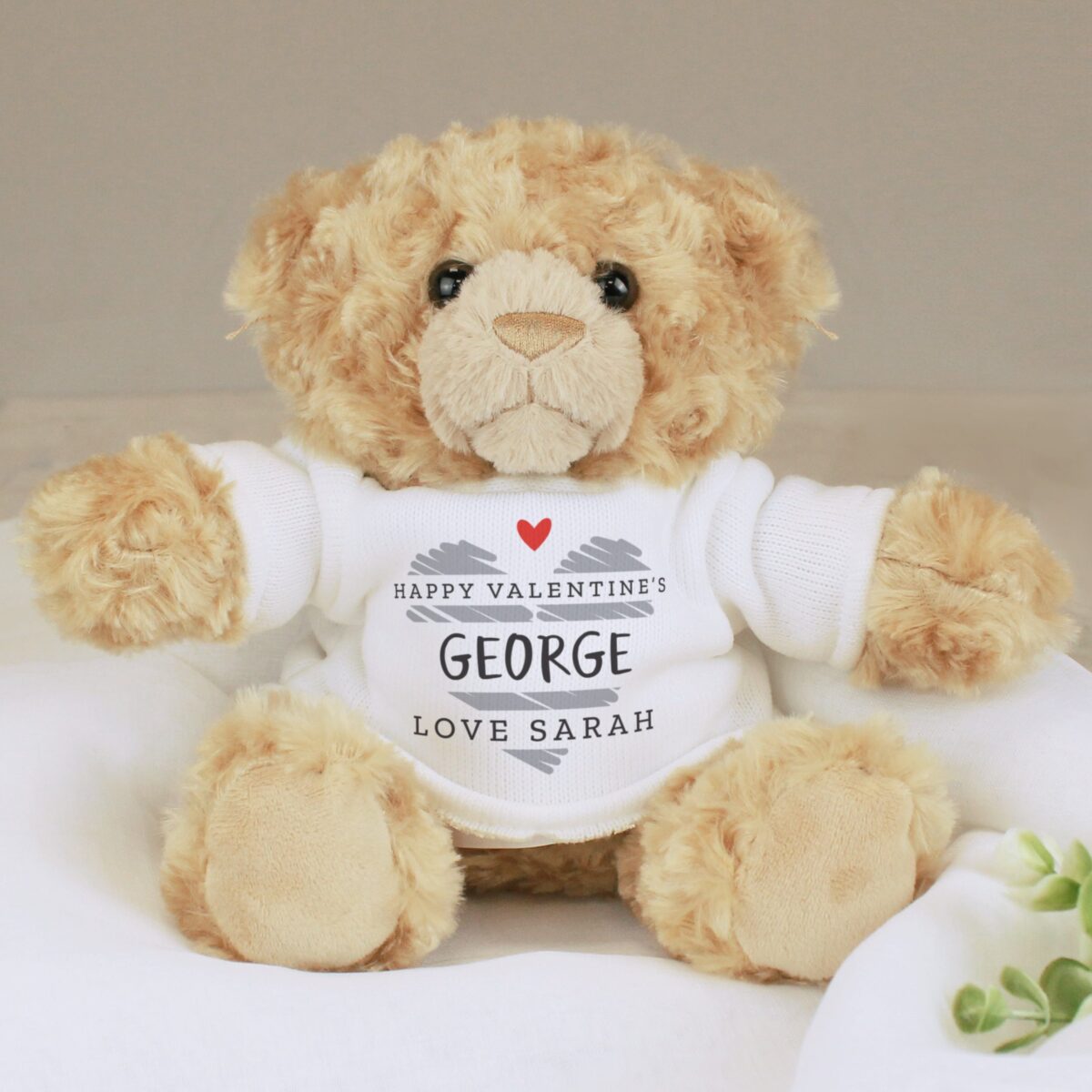 Personalised Scribble Heart Teddy Bear: 3 - Teddy Bears & Soft Toys By Gift Moments