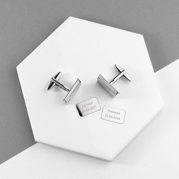 Personalised Secret Message Envelope Cufflinks: 1 - Cufflinks & Tie Slides By Gift Moments