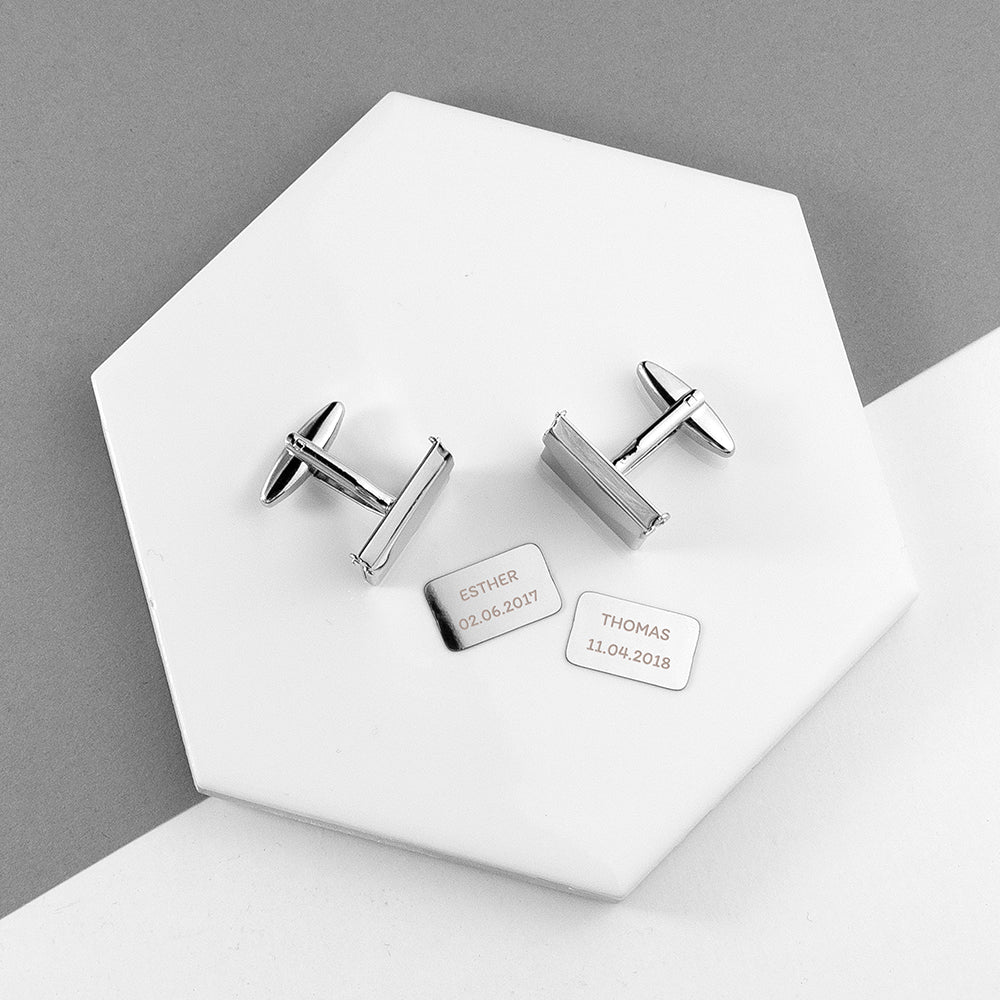 Personalised Secret Message Envelope Cufflinks: 1 - Cufflinks & Tie Slides By Gift Moments