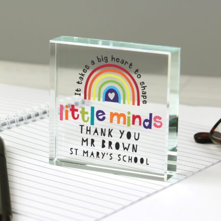 Personalised Shape Little Minds Crystal Token: 1 - Crystal Tokens By Gift Moments