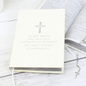 Personalised Silver Companion Holy Bible - Eco-friendly: 1 - Books By Gift Moments