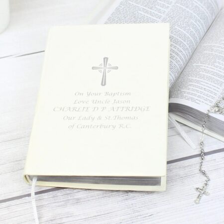 Personalised Silver Companion Holy Bible - Eco-friendly: 1 - Books By Gift Moments