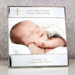 Personalised Silver Cross 6x4 Photo Frame: 1 - Photo Frames By Gift Moments