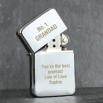 Personalised Silver Lighter: 1 - Smoking Accessories By Gift Moments
