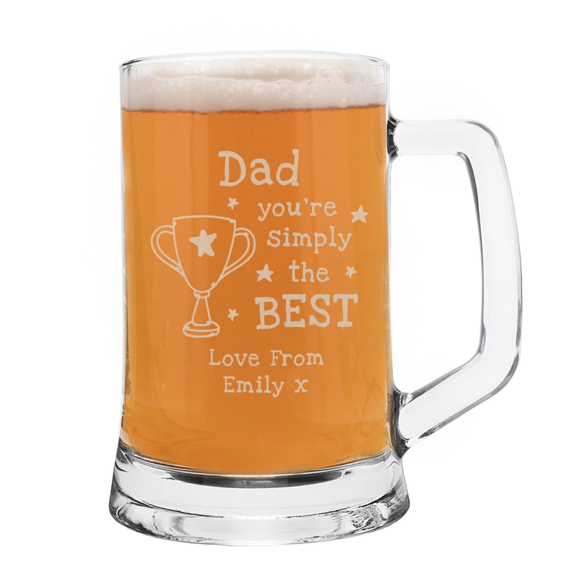 Personalised Simply The Best Pint Tankard: 4 - Tankards By Gift Moments