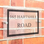 Personalised Slate Effect Acrylic House Sign: 1 - House Signs By Gift Moments