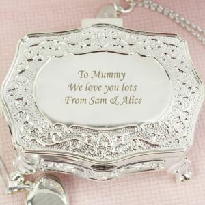 Personalised Small Antique Trinket Box: 2 - Trinket Boxes By Gift Moments