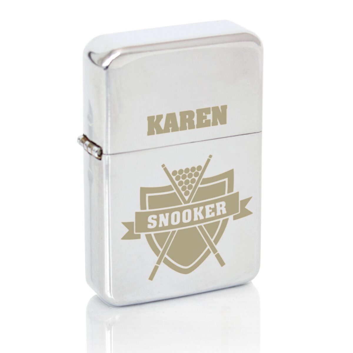 Personalised snooker lighter