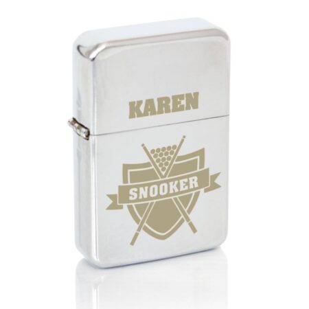 Personalised snooker lighter