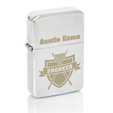 Personalised snooker lighter